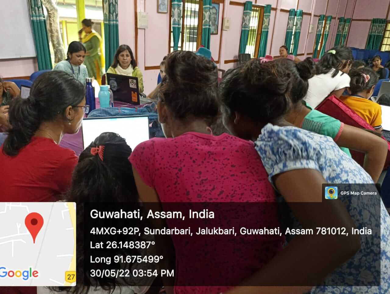  Digital Training for Destitite Female Children of Guwahati